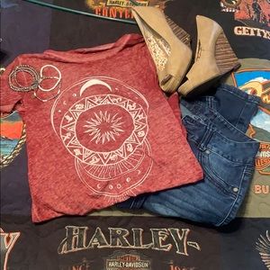 Soft Burgundy-vintage shirt